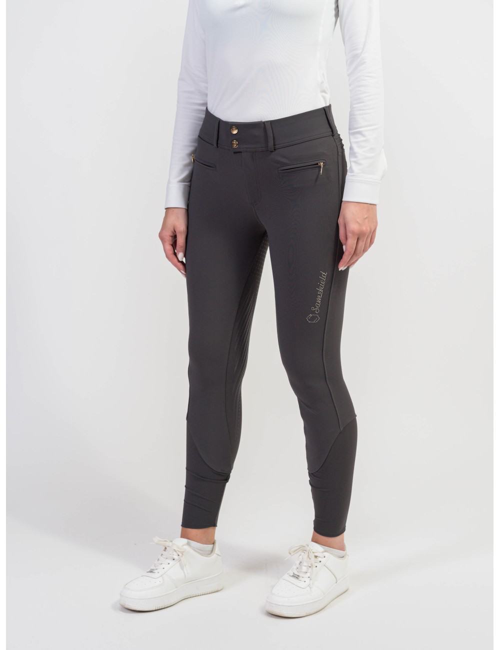 Rive Equestre Samshield Pantalon Clara Grip Genoux Magnet