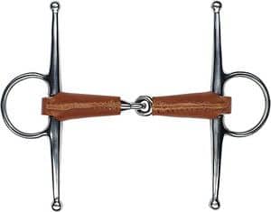 rive-equestre-Mors Feeling Aiguille En Cuir-Brun