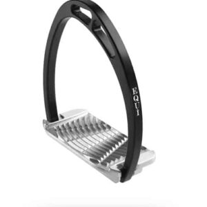 rive-equestre-Etriers Equitaly Back Spin-Noir