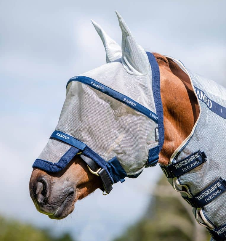 Rive Equestre - HORSEWARE Rambo Plus masque anti-mouche
