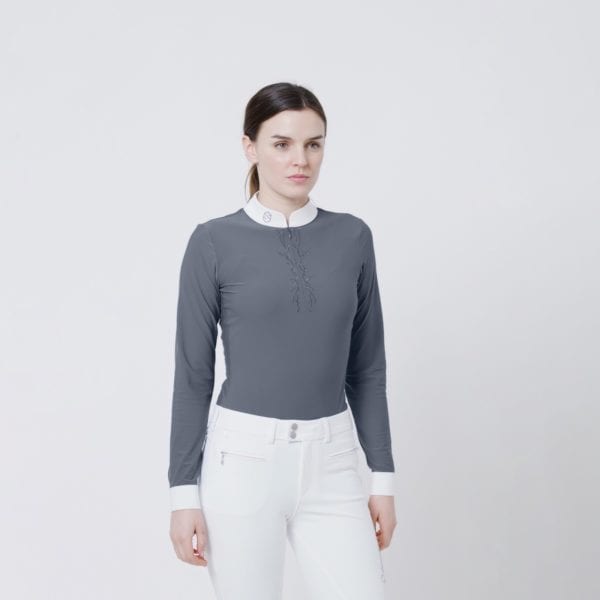 Pull Femme SAMSHIELD Candice En Laine équestre - Noir - Taille S - Neuf