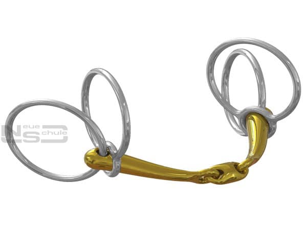 NEUE SCHULE Mors double anneaux Tranz Lozenge 16 mm double brisure